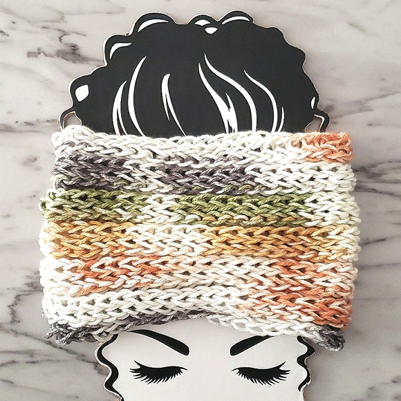 Handmade Knit Turban Headband - Picture 3 of 4